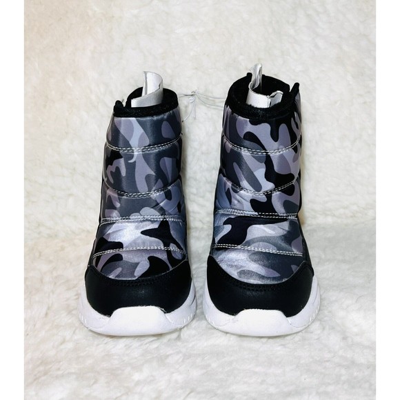 HOBIBEAR Boys Girls Toddler Snow Boots Waterproof Slip Resistant Little Kid 12.5 - Picture 3 of 6